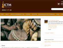 Tablet Screenshot of ictm.ie